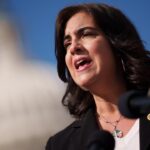 Rep. Nicole Malliotakis speaking outside