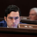 U.S. Rep. Brandon Gill (R-TX) looks on during a House Oversight and Government Reform Committee hearing at the U.S. Capitol on March 26, 2025 in Washington, DC.