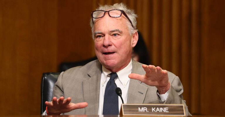 The Very, Very Troubled Sen. Tim Kaine