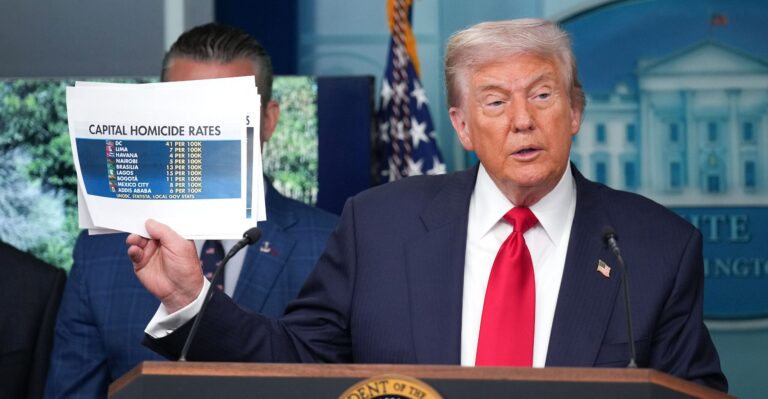 Leaders of Activist Group Opposing Trump’s DC Crime Crackdown Have Criminal Records
