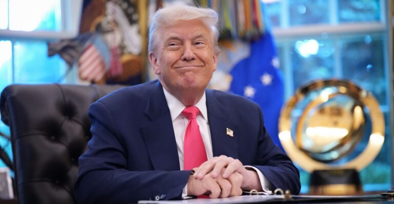 Trump Astride at 7 Months