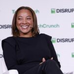 Tekedra Mawakana, Co-CEO of Waymo, seated