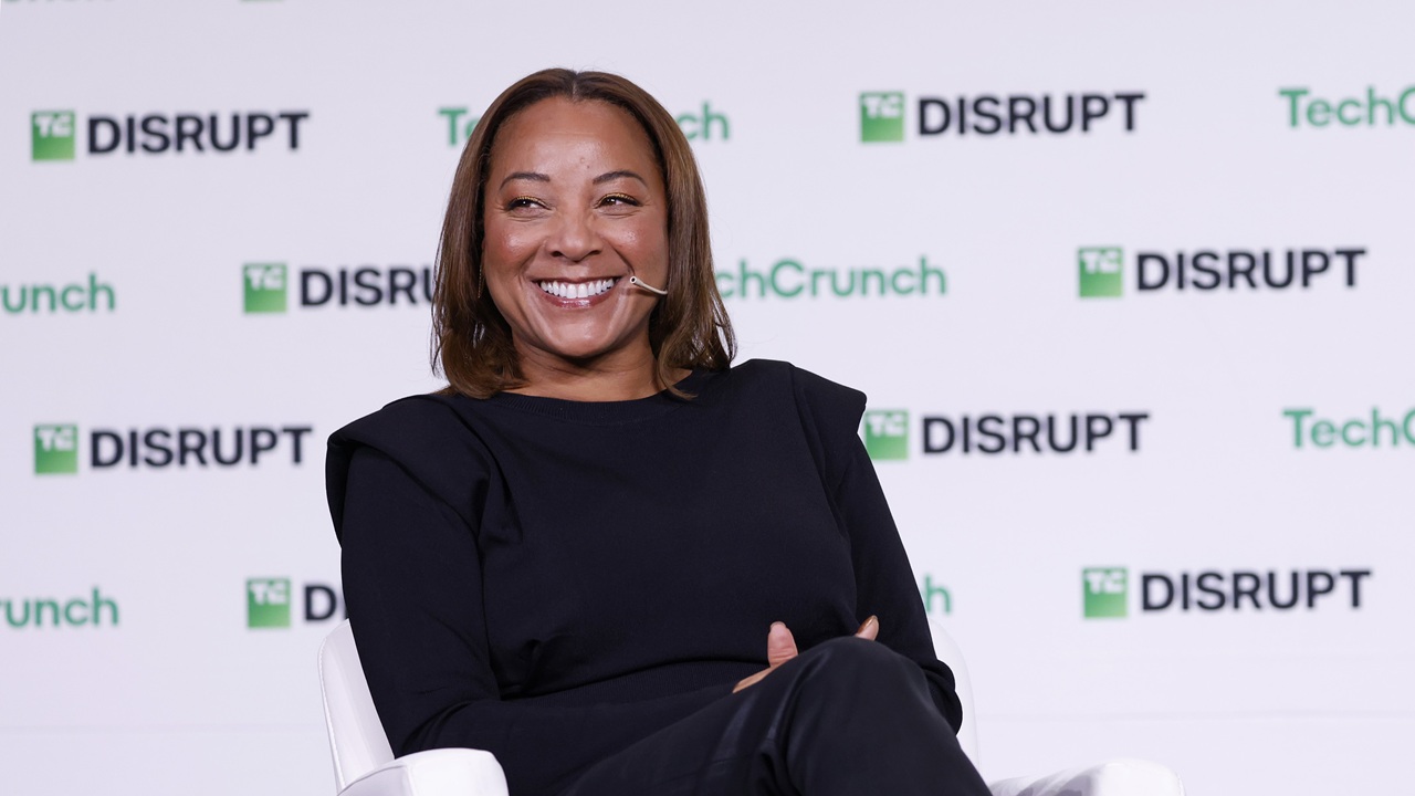 Home 1 Tekedra Mawakana, Co-CEO of Waymo, seated