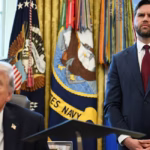 Donald Trump and JD Vance in the Oval Office