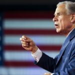 Texas Governor Greg Abbott speaking