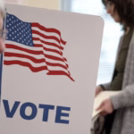 People vote at a polling place in Virginia.