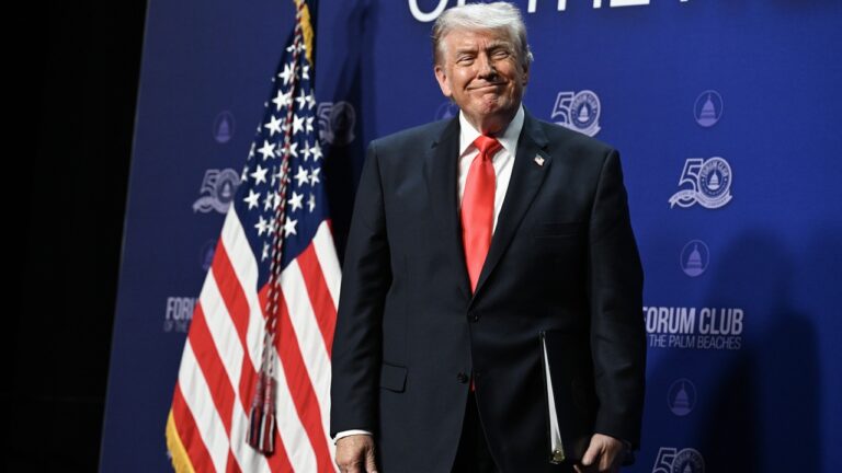 Donald Trump smiling