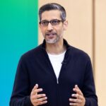 Google CEO Sundar Pichai speaking