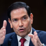 Secretary of State Marco Rubio testifies during the Senate Foreign Relations Committee hearing titled "Review of the FY2027.