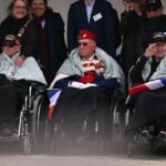 World War II veterans in wheelchairs