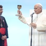 Pope Leo XVI with the archbishop of Madrid, Cardinal Jose Cobo Cano