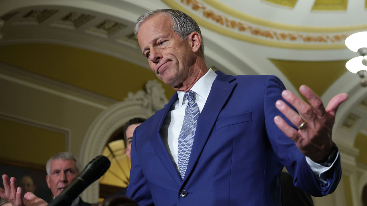 GOP Preps for Trump Visit as Thune Emphasizes Defense Bill Over SAVE Act