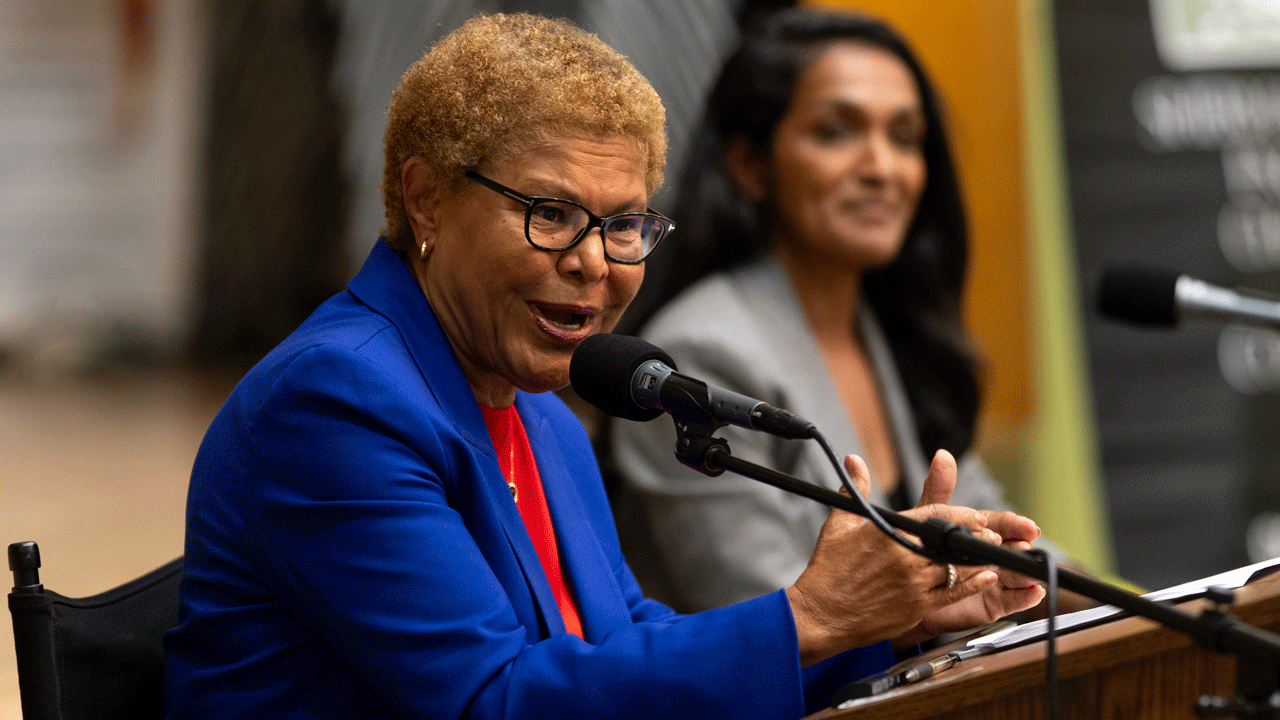 Karen Bass’ Video Invites Scrutiny Over Donation Match Program