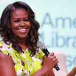 Former U.S. first lady Michelle Obama at the 2018 American Library Association Conference