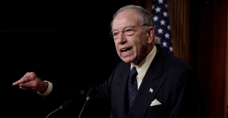 Grassley Alleges Media ‘Bias’ in Kavanaugh Coverage
