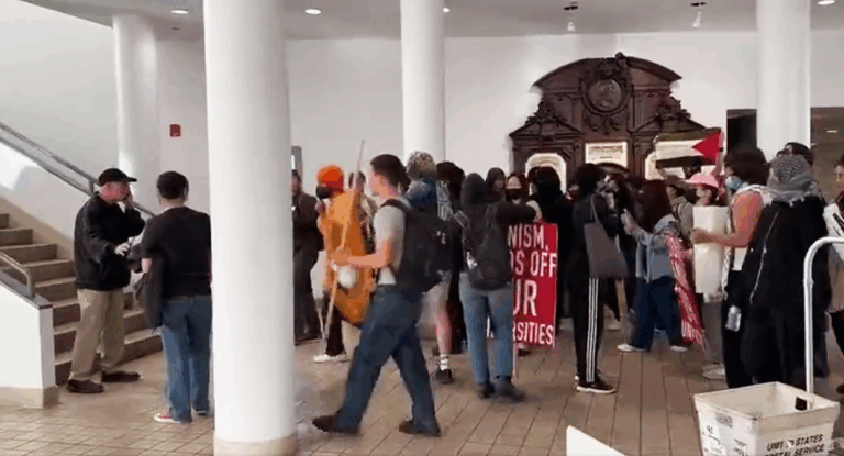 NYPD Says Pro-Hamas Protesters’ Siege of Jewish Students ‘No Threat’