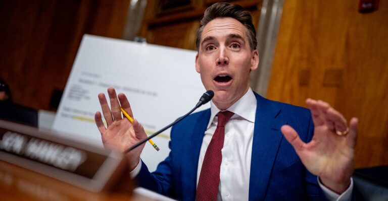 Hawley Blames ‘Woke Corporations’ for His New Bill to Double Federal Minimum Wage