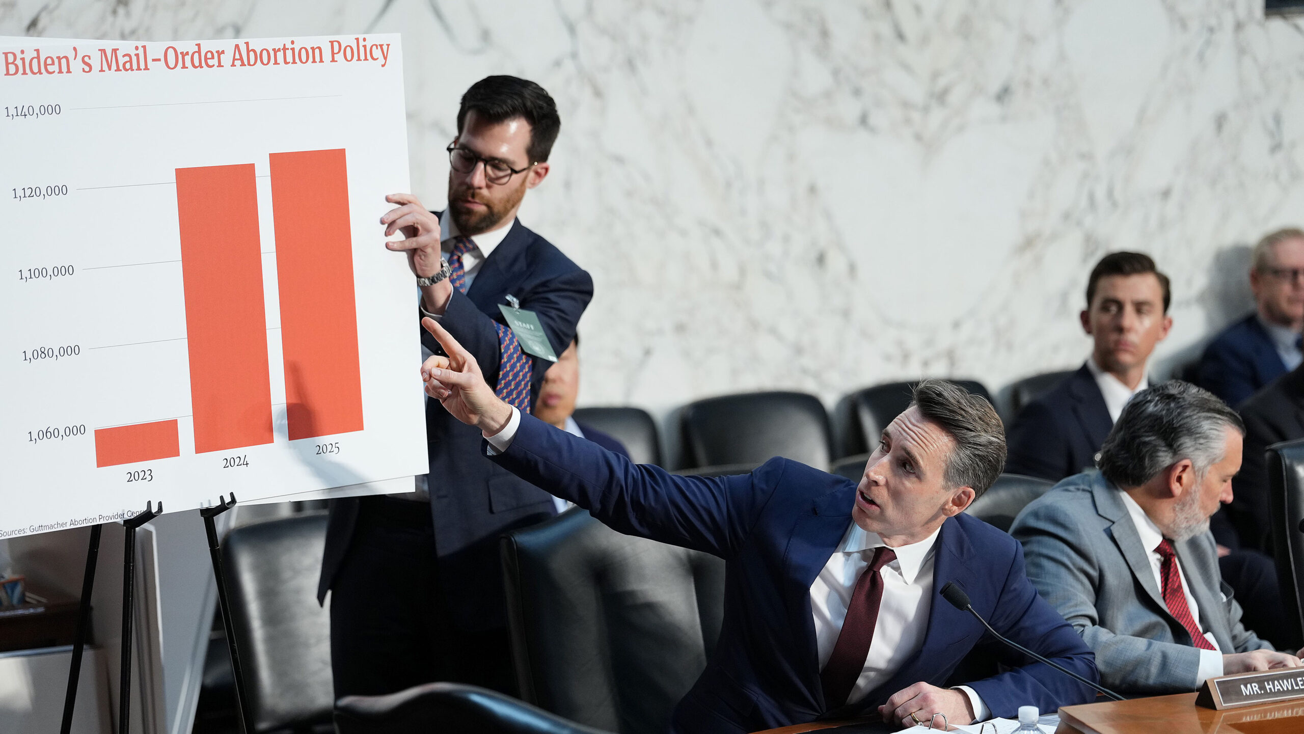 ‘We Are Not Defending What Biden Did’: Blanche Answers Hawley on Abortion Pills