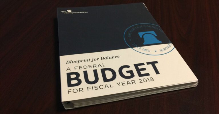 Heritage Blueprint Shows Lawmakers How to Balance Budget Without Hiking Taxes or Weakening Defense