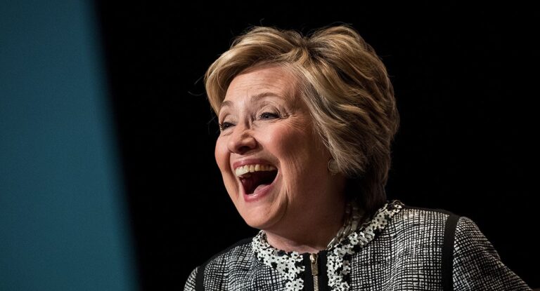 Hillary Clinton Laughs at News of Trump’s Indictment Over 2020 Election