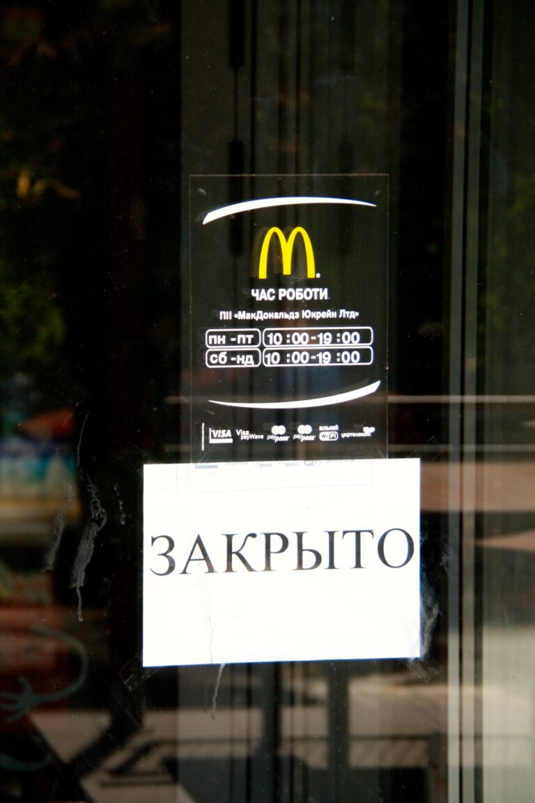 How a Shuttered McDonald’s Symbolizes the Fight for Peace in Ukraine