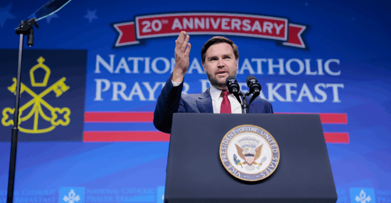 At Catholic Prayer Breakfast, Vance Praises Pope, Suggests Avoiding Media Controversies
