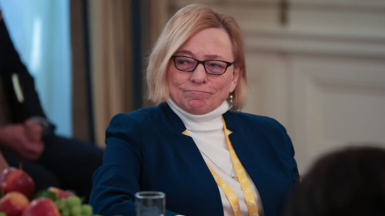 Janet Mills at a White House event.