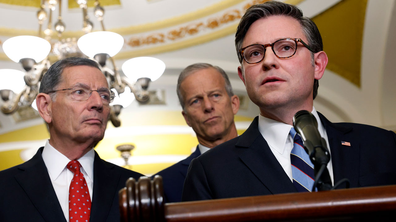 Freedom Caucus Enraged With Senate, but Mike Johnson Is Safe