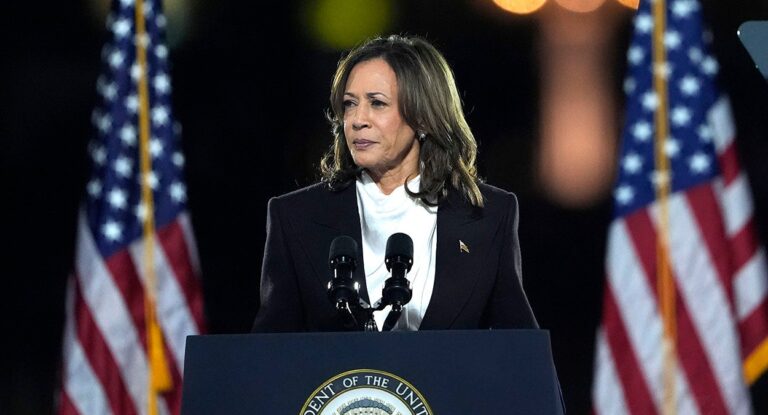 Kamala Harris Concedes, but Tells Supporters Not to Give Up the ‘Fight’
