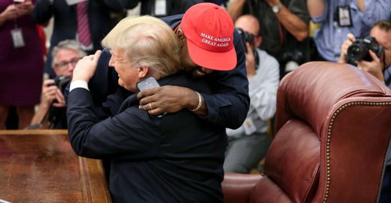 For Trump and Kanye West, Oval Office Visit Becomes Mutual Admiration Society