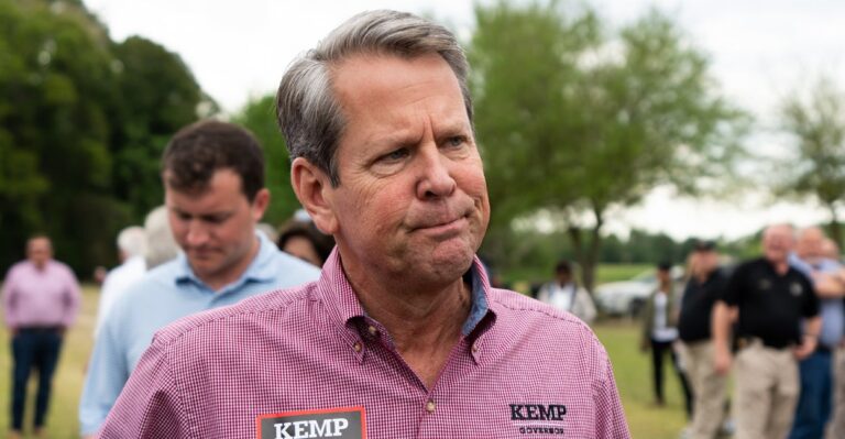 OLIVE BRANCH: Georgia’s Kemp Aims to Mend Rift With Trump to Defeat Democrats