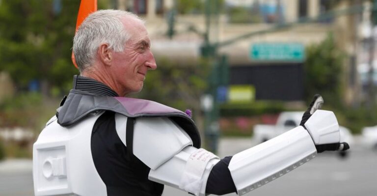 The Beautiful Reason This Man Is Walking 645 Miles Dressed as a Stormtrooper