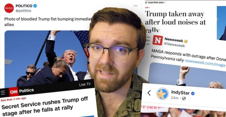 Liberal Media’s DESPICABLE Coverage of Trump’s Attempted Assassination