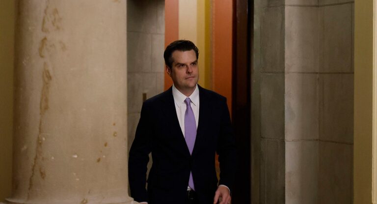 BREAKING: Matt Gaetz Withdraws Attorney General Nomination