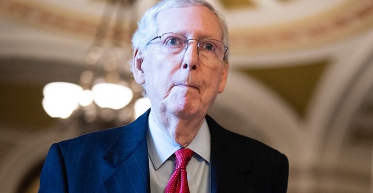 McConnell Says Full Senate Trial on Mayorkas Impeachment Is ‘Best Way to Go Forward’
