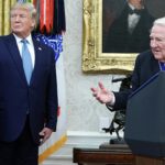 Edwin Meese Salutes Reagan in Accepting Presidential Medal of Freedom