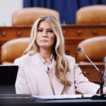 House Ways and Means Committee Chairman Rep. Jason Smith (R-MO), U.S. First lady Melania Trump and Rep. Danny Davis (D-IL) preside over a roundtable discussion on foster care on April 15, 2026.