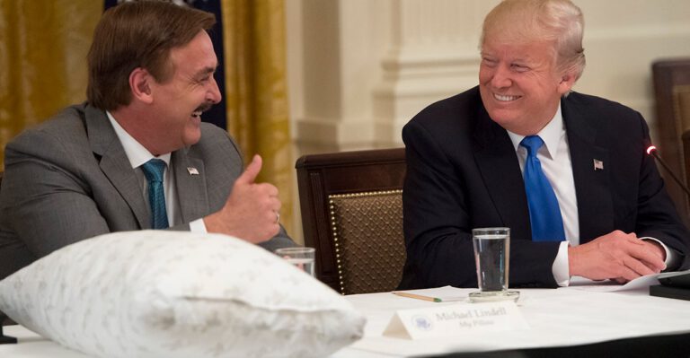 For Mike Lindell, the Battle Against COVID-19 Is No Pillow Fight