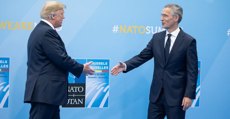 NATO Chief Credits Trump for Allies’ Boosting Defense Spending, Rules Out Naming HQ for McCain
