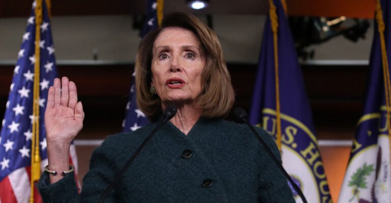 Back in Power, Pelosi Is Putting Abortion First Once Again