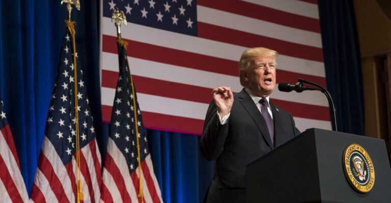 Trump Calls Out Russia, China in National Security Address