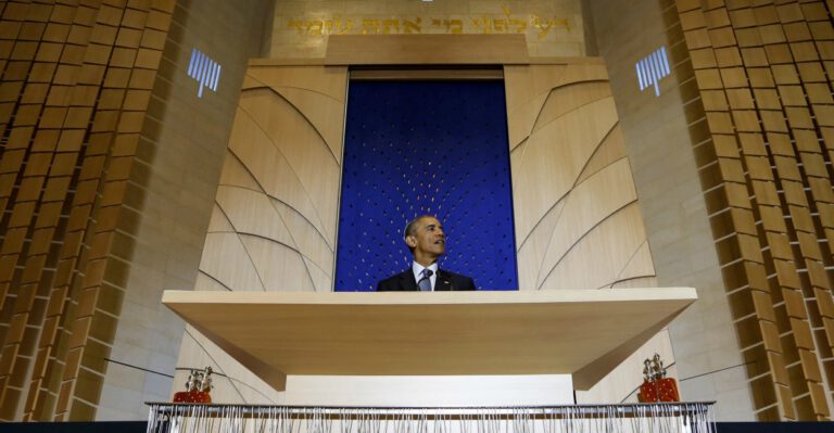 At President’s Synagogue Speech, American Jews Defend Obama’s Support to Israel