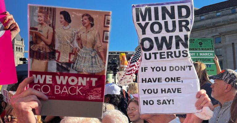 ‘I’m Scared Sh–less.’ Why Women’s March Protesters Say They ‘Won’t Go Back’