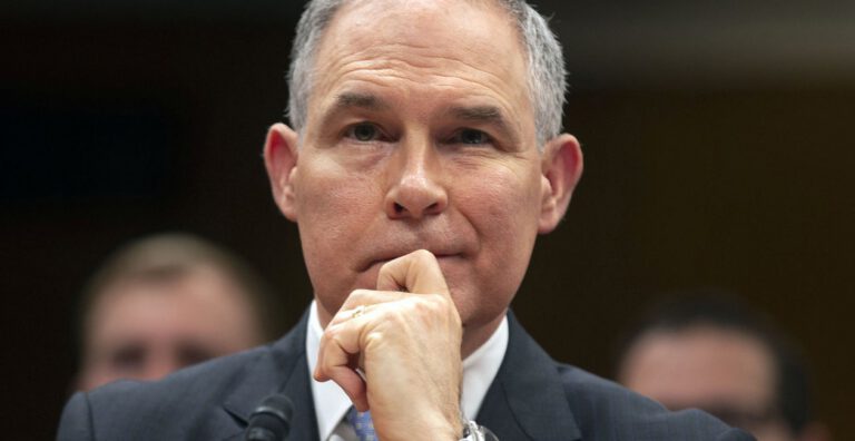 Scott Pruitt Hails EPA Progress Under Trump Administration