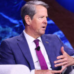 NEW YORK, NEW YORK - MAY 29: Gov. Brian Kemp (R-GA) speaks during the WSJ's Future of Everything 2025 at the Glasshouse on May 29, 2025 in New York City. (Photo by Michael M. Santiago/Getty Images)
