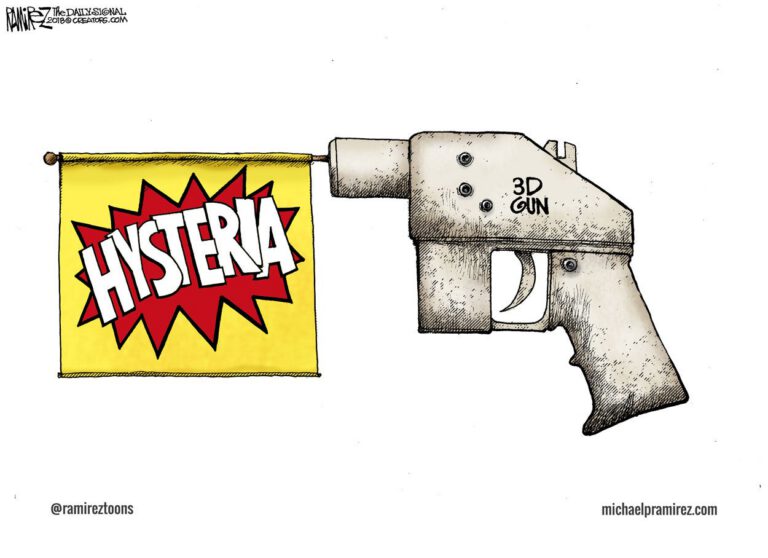 Cartoon: The Left’s Gun Hysteria