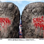 Cartoon: Stuck Between Iran and a Hard Place