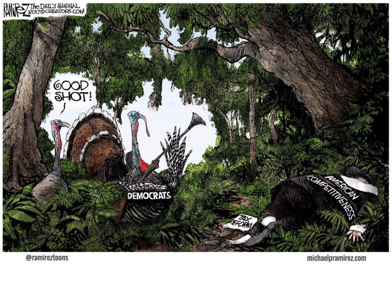 Cartoon: Democrats Take Aim at Tax Reform