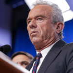 Secretary of Health and Human Services Robert F. Kennedy Jr. speaks during a press conference announcing annual healthcare fraud takedown results at the Department of Justice in Washington, DC on June 23, 2026. (Ken Cedeno / AFP via Getty Images)