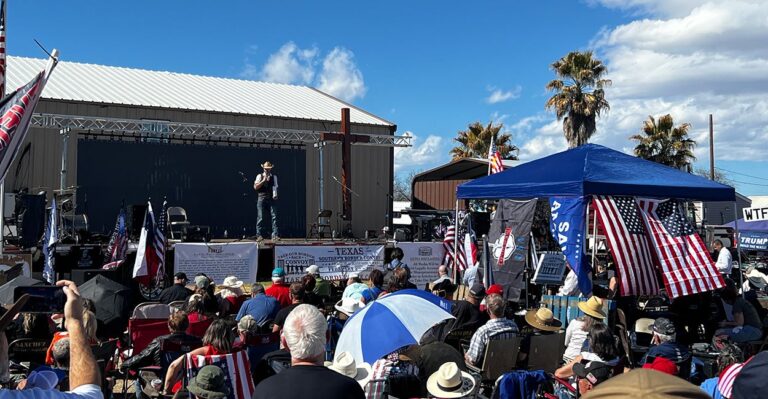 ‘We Are a Happy People’: What I Saw at Trucker Convoy Rally to ‘Close the Border’